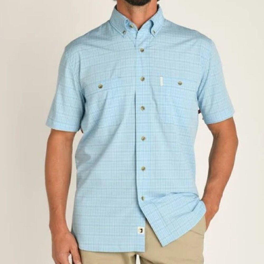 NWT Duck Head Men's Plaid Shirt Size S